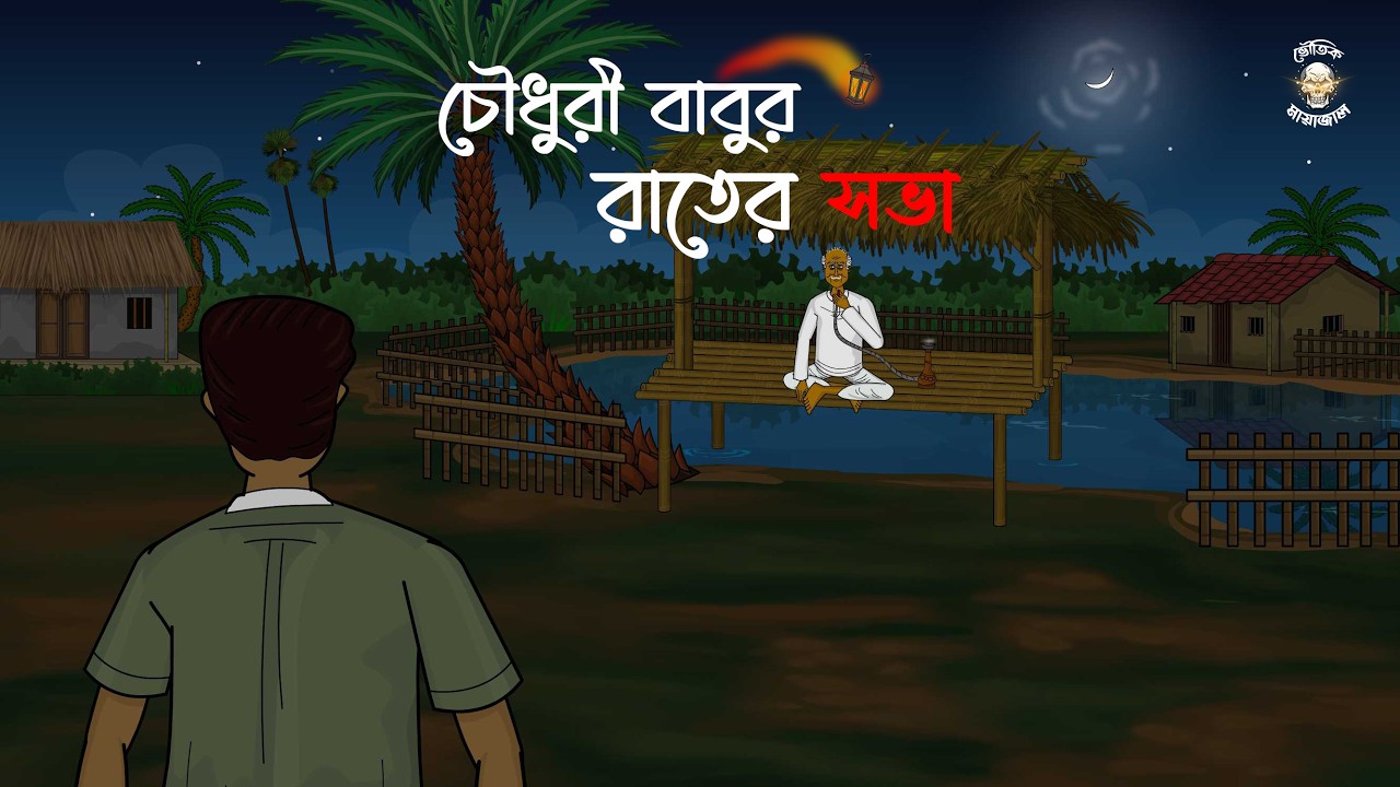 Chowdhury Babur Raater Sobha - Bhuter Cartoon | Gram Banglar Bhut | Bhoutik Mayajal