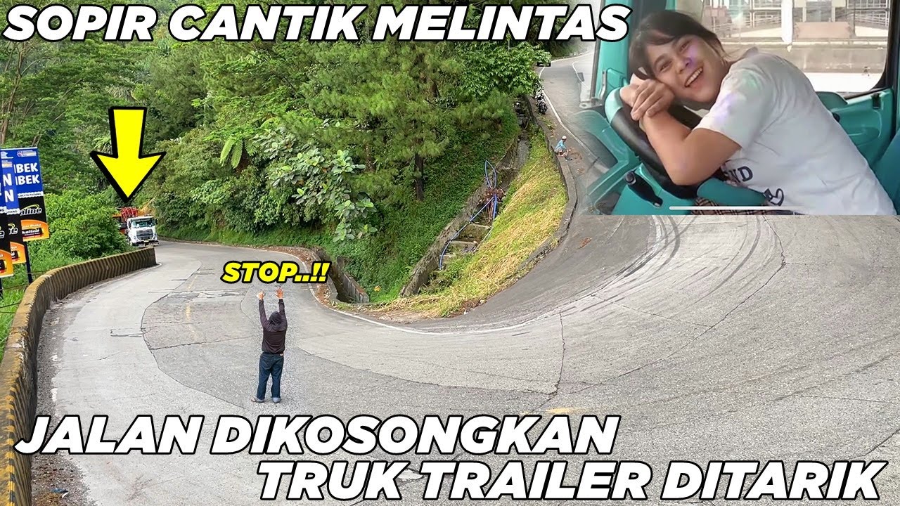 Super Heavy Loaded Truck Over Extreme Hills