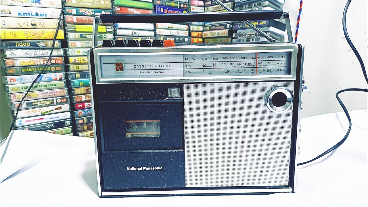 National Panasonic R-530B radio cassette recorder MW sworn sw2
