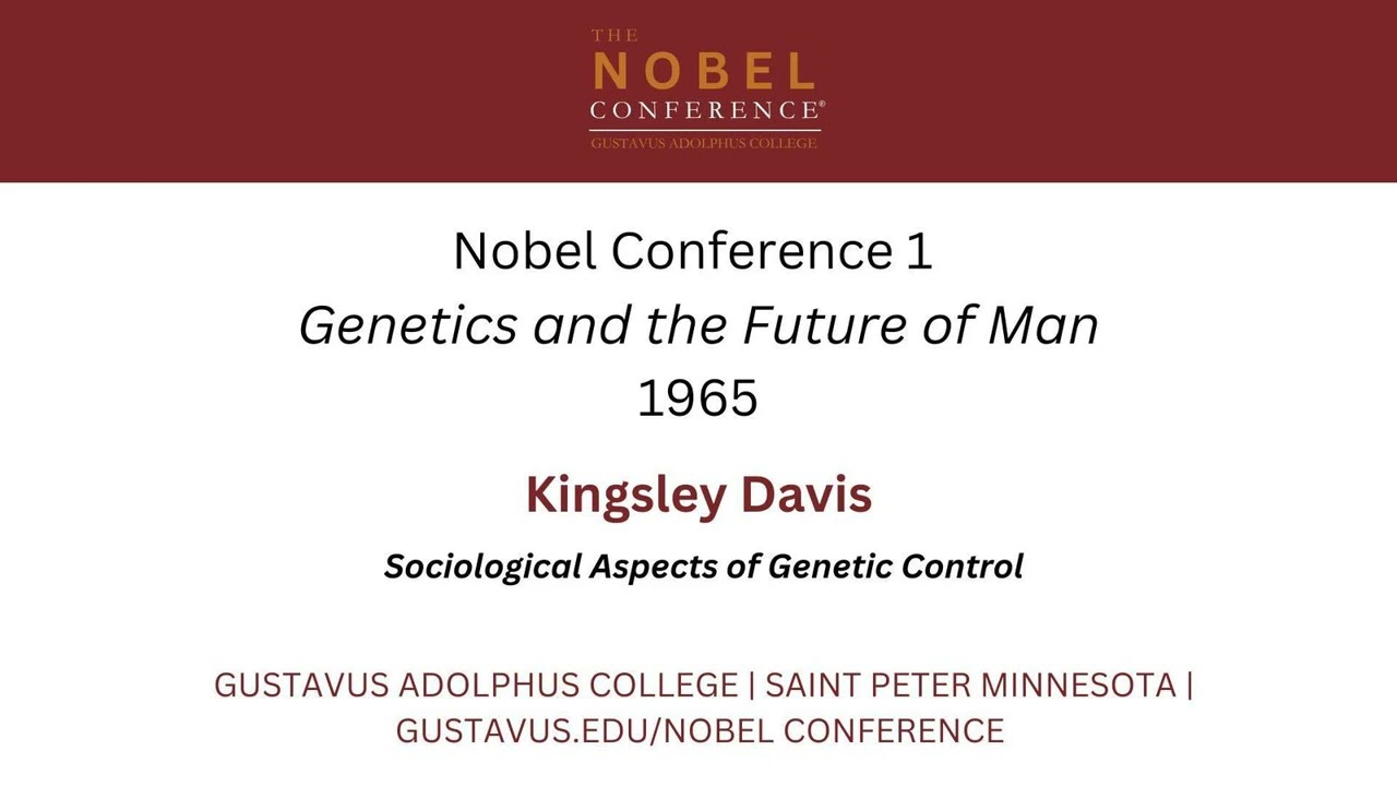 Kingsley Davis: Sociological Aspects of Genetic Control