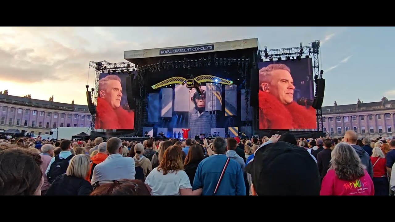Robbie Williams better man tour 2025 Be a Better man in Bath
