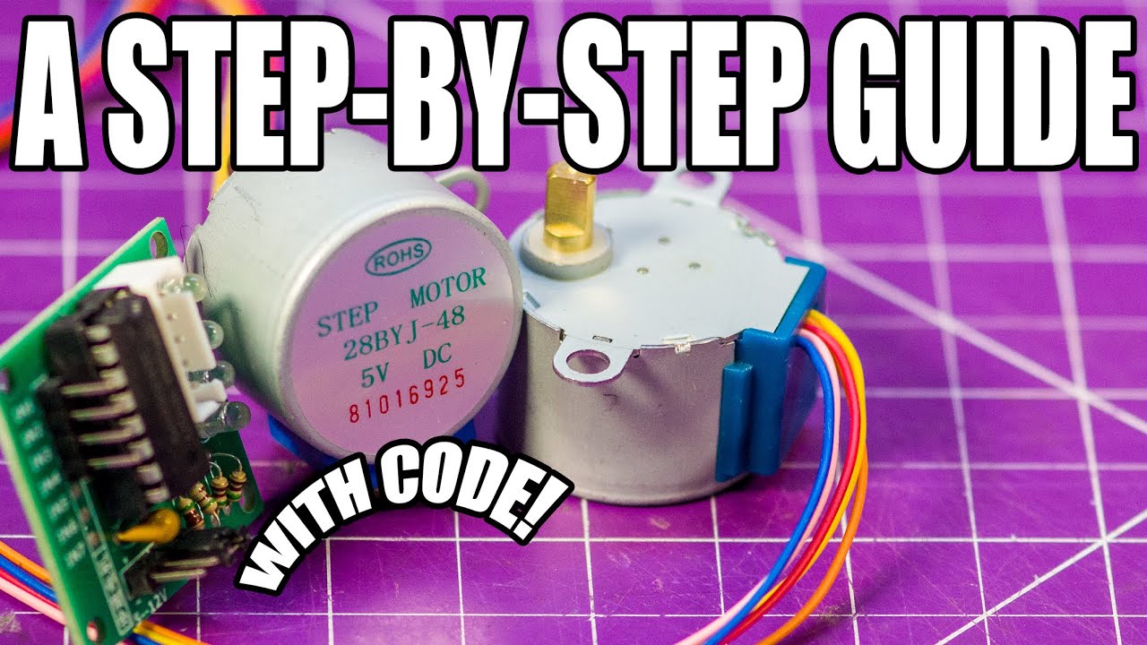 Самый дешевый шаговый двигатель и как его использовать (учебник по Arduino 28BYJ-48 и ULN2003!) (...