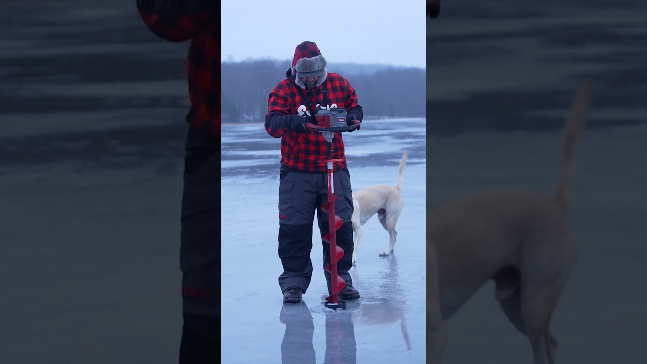 THE BEST ICE AUGER! #icefishing #fishing #crappiefishing