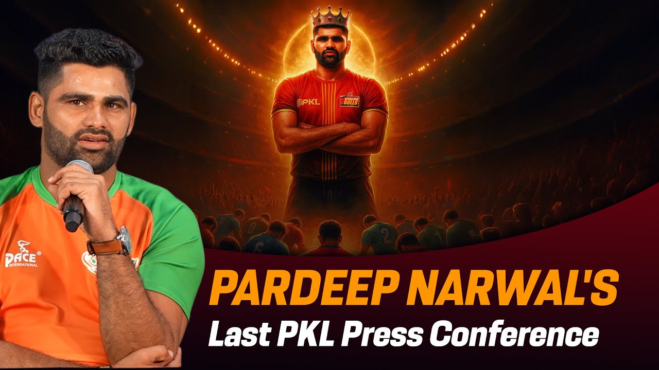 PARDEEP NARWAL LAST PKL PRESS CONFERENCE