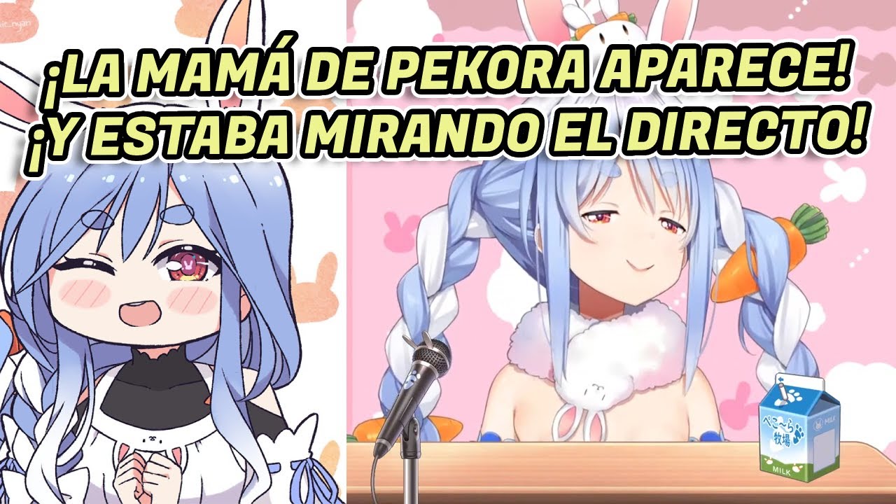 PekoMama nos saluda al ser sorprendida viendo los directos de Pekora [Hololive] [Sub. Español]