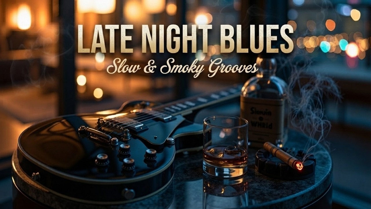 Soulful Slow Blues Guitar - Midnight Melodies and Relaxing Instrumental for Deep Sleep ~ 2026
