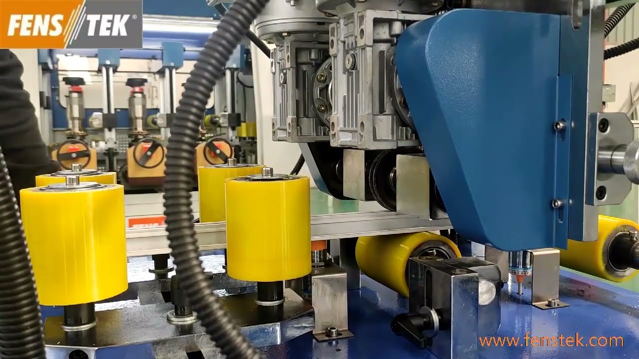 Knurling Machine For Aluminium Window Processing  thermal break aluminium