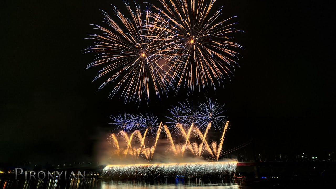 Ruhrort in Flammen - Ruhrorter Hafenfest 2022 (Feuerwerk, Fireworks, Feu d'Artifice)