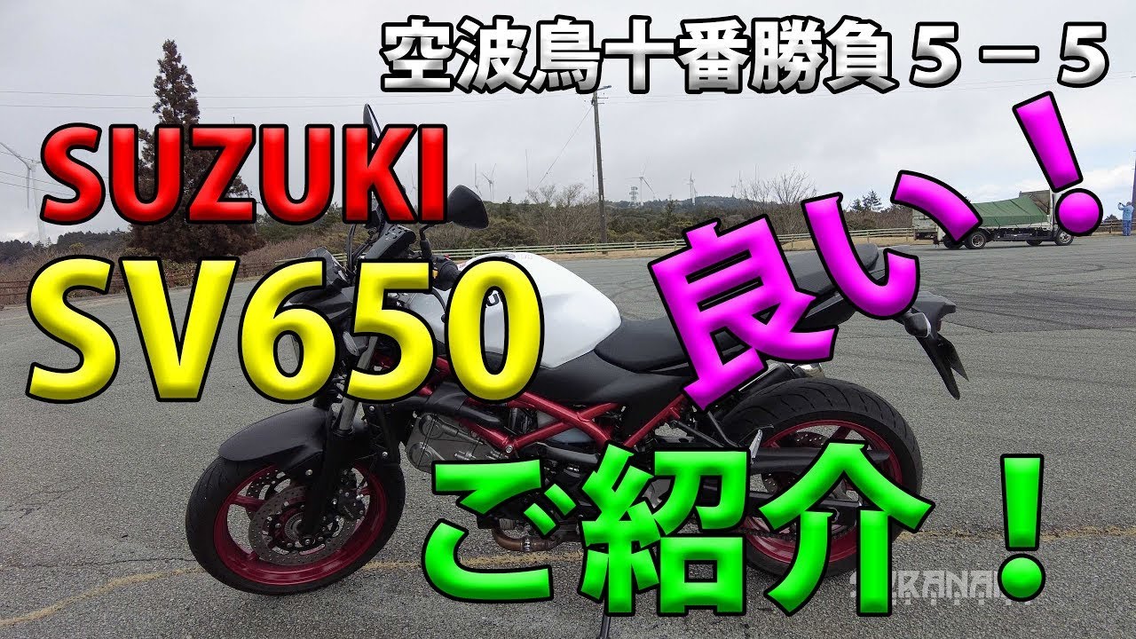 【SUZUKI SV650ご紹介！（レビュー・インプレ）】空波鳥十番勝負４K ５－５（レンタルバイクレビュー）