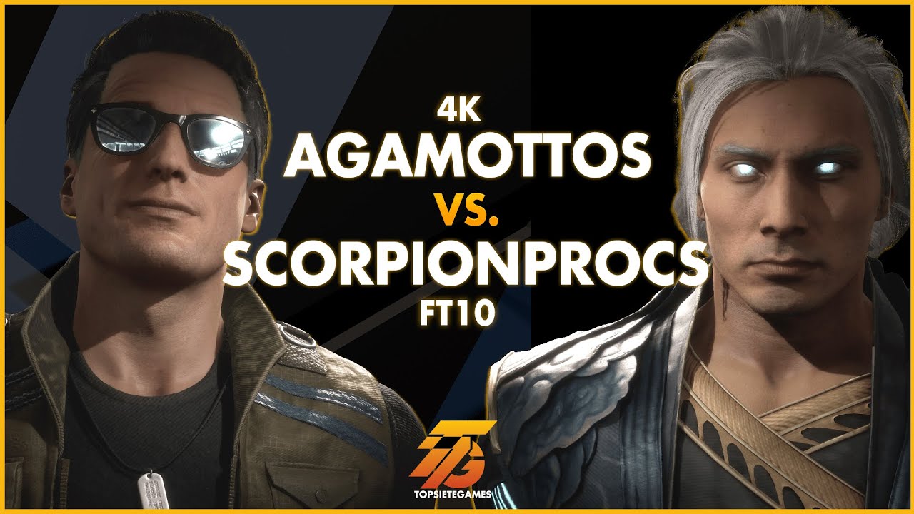 THE BEST PLAYER IN THE WORLD! (Scorpionprocs) vs Agamottos - Johnny vs Fujin - Mortal Kombat 11 (4K)
