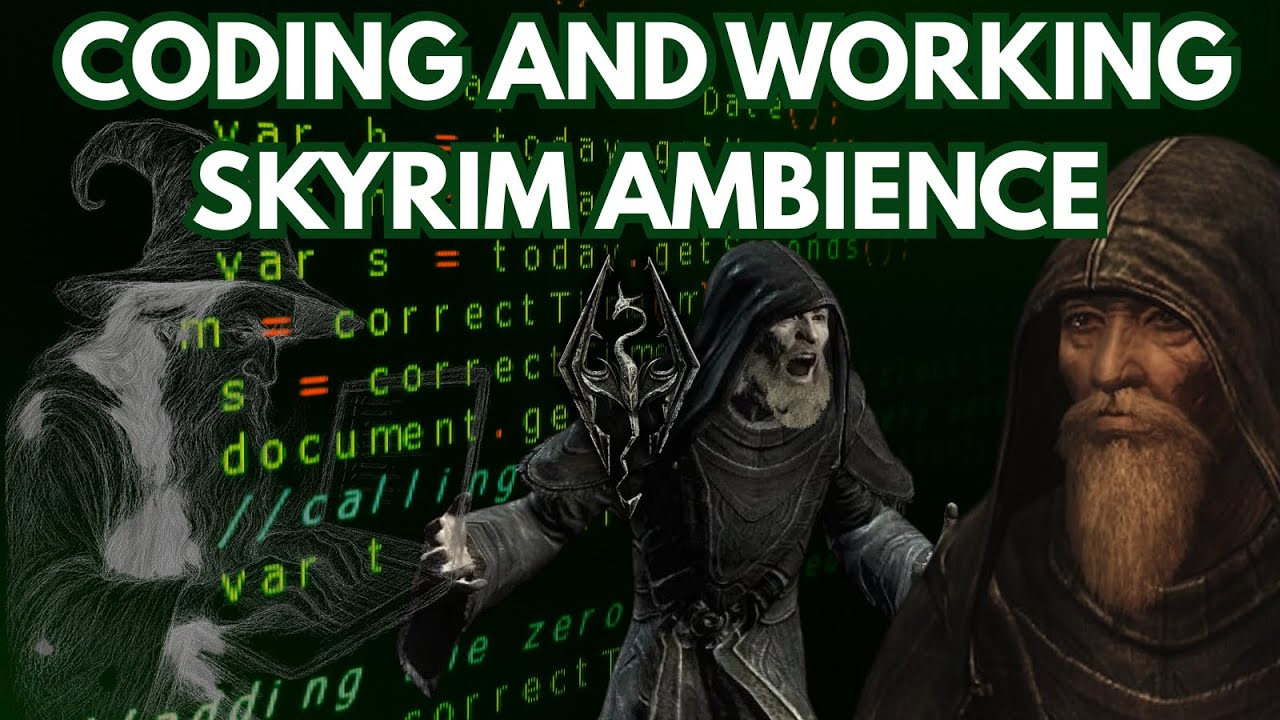 coding with focus in high hrothgar | Skyrim White Noise for Programmers
