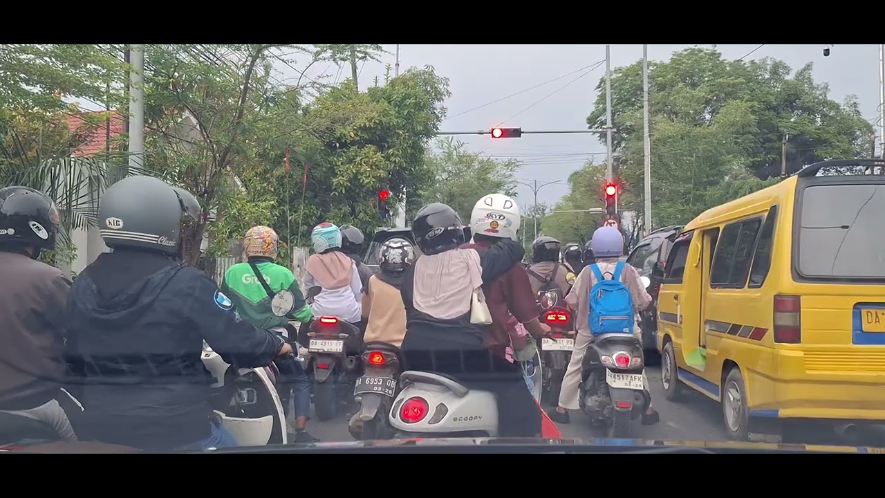 Suasana kota Banjarmasin Rabu pagi 28 Januari 2026