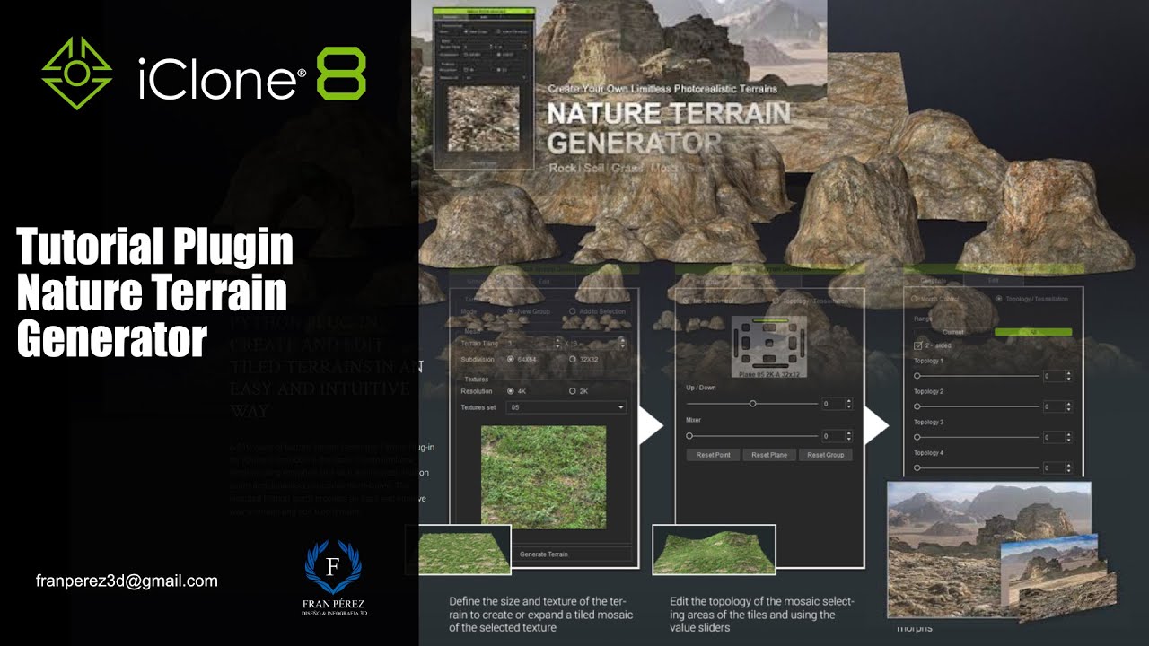 iClone 8 Plugin Nature  Terrain Generator