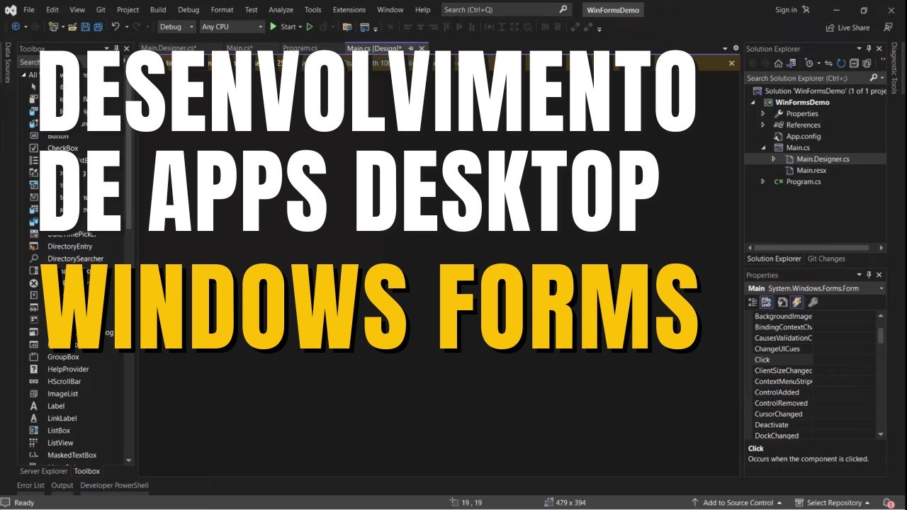 Windows Forms Para Iniciantes - Aplicações Desktop