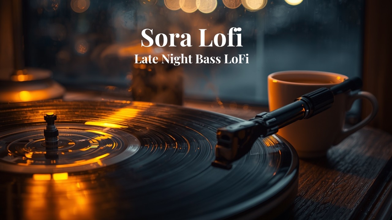 Lofi to Relax / Study 🎷 Late Night Bass ~ Sunset by the Sea ~ upright bass & sax 作業用BGM