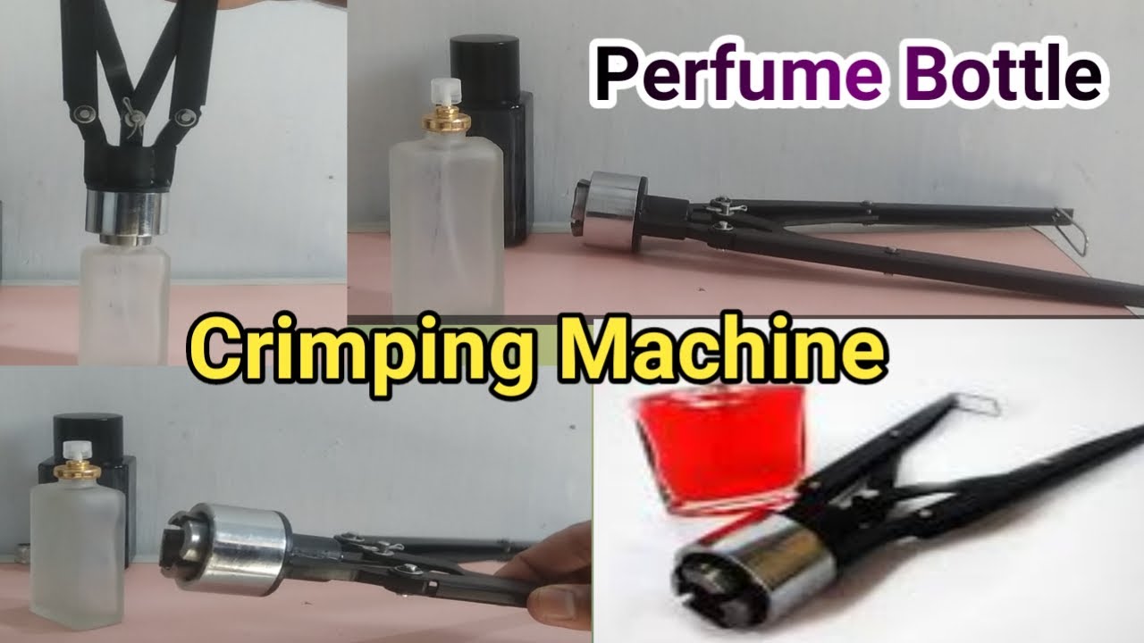 Perfume Bottle Crimping Live | Perfume Bottle Sealing Machine | Crimping Machine