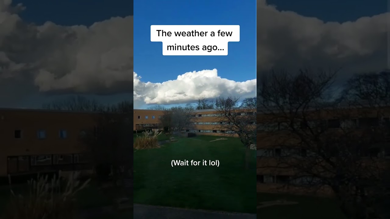 Durham weather 😅 #durham #durhamuni #uni #humor #waitforit #trending #weather #clouds #snow