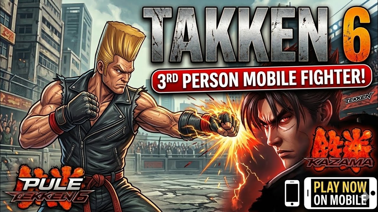 Takken 6 funny funny Game 🎮 play ▶️ you never watch this type of video in the past😜| #video #takken6
