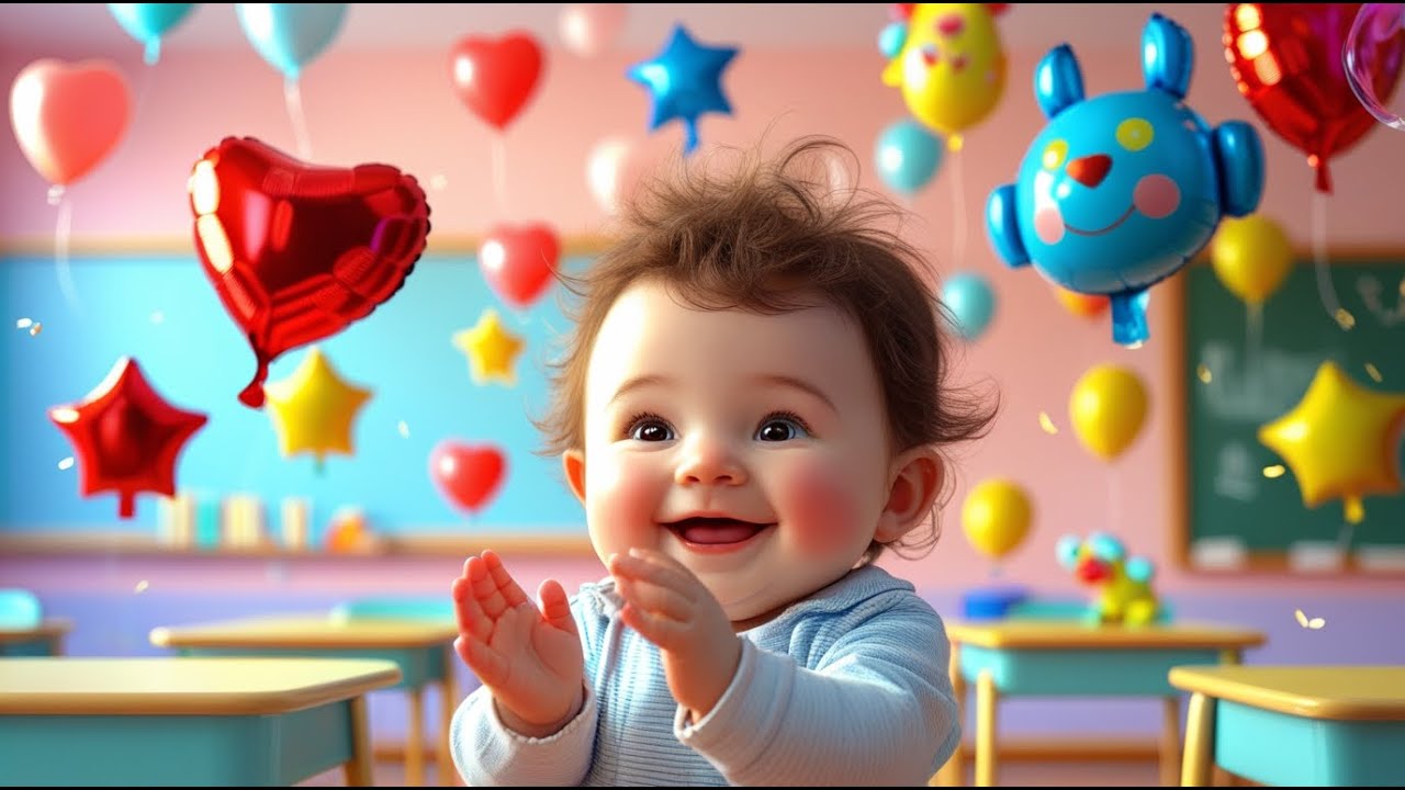 🎂🎈 Happy Birthday Baby Song for Kids | Cute Birthday Nursery Rhyme 🎶✨