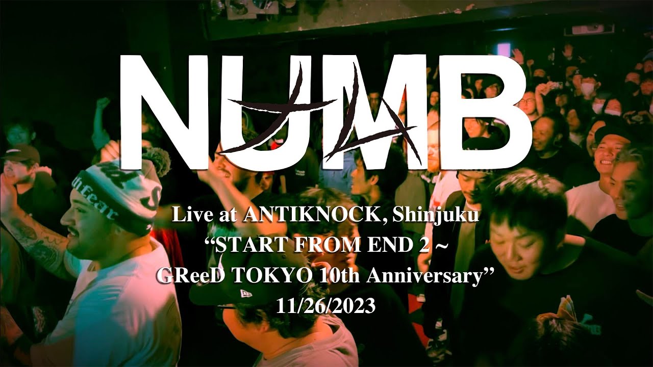 NUMB - Live at ANTIKNOCK, Shinjuku (2023/HD/Full Set)
