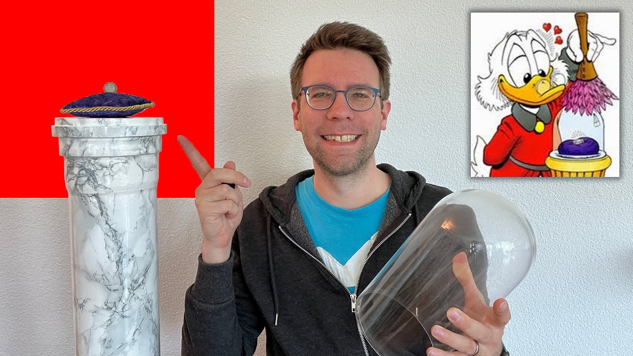 Ich baue Dagobert Ducks Glückszehner-Aufsteller