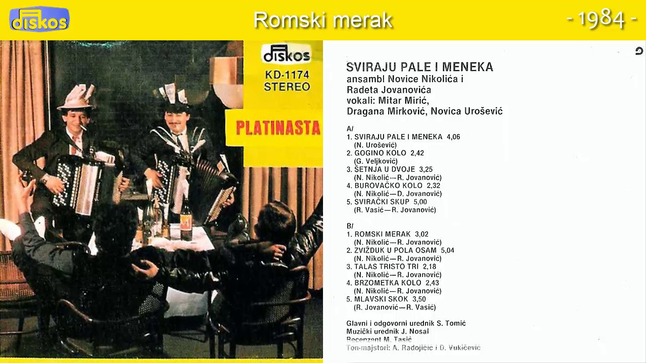 Pale i Meneka - Romski merak - (Audio 1984)