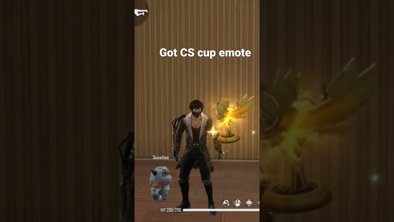 finally got CS cup emote