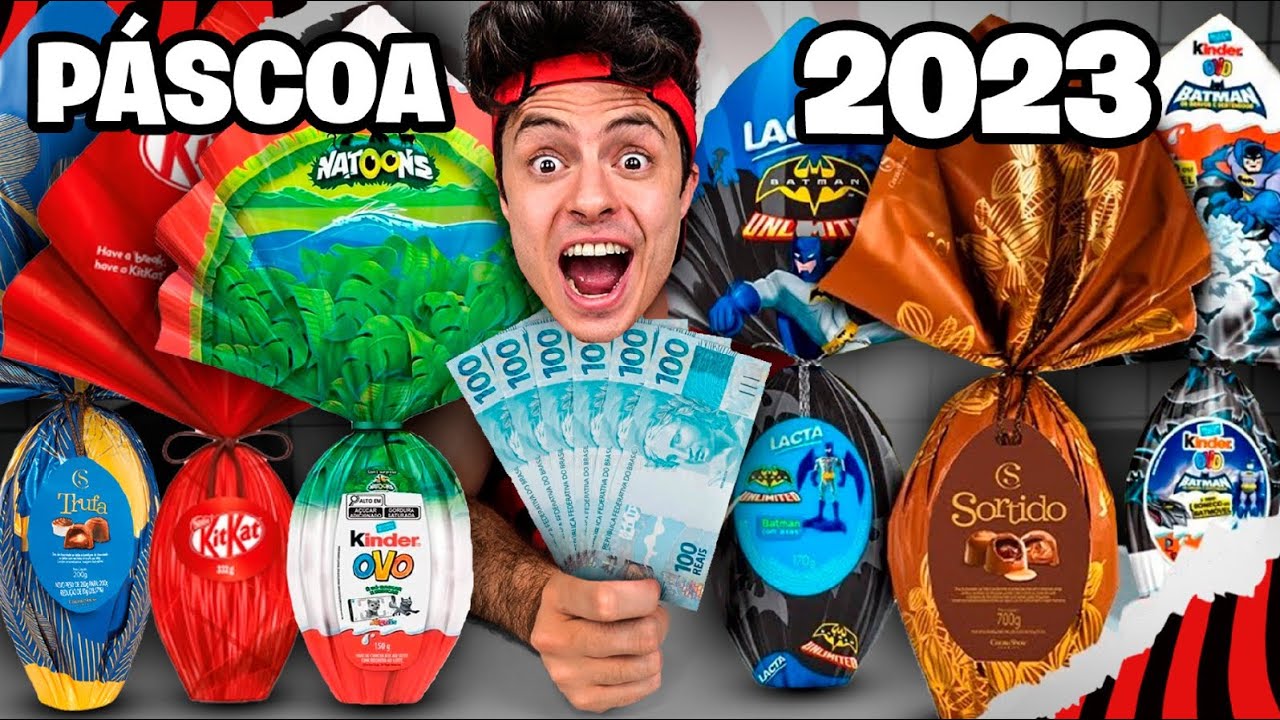 COMPREI R$5000 DE BRINQUEDOS DE OVOS DE P&Aacute;SCOA! (2023)