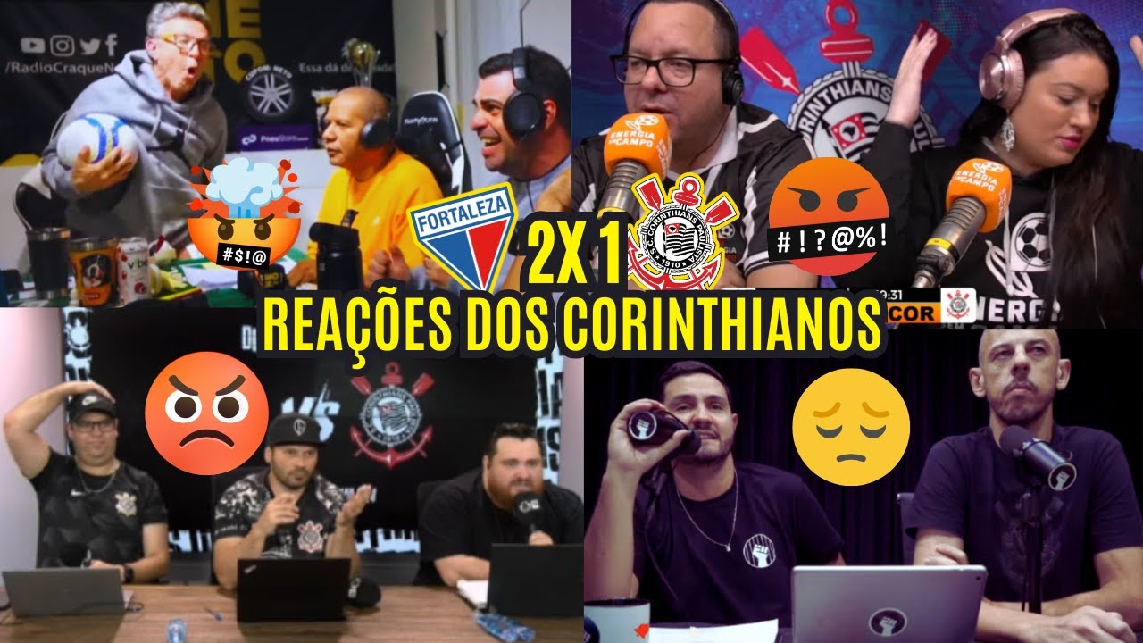 REAÇÕES DOS CORINTHIANOS COM DERROTA DE 2 A 1 PRO FORTALEZA - BRASILEIRÃO 2025