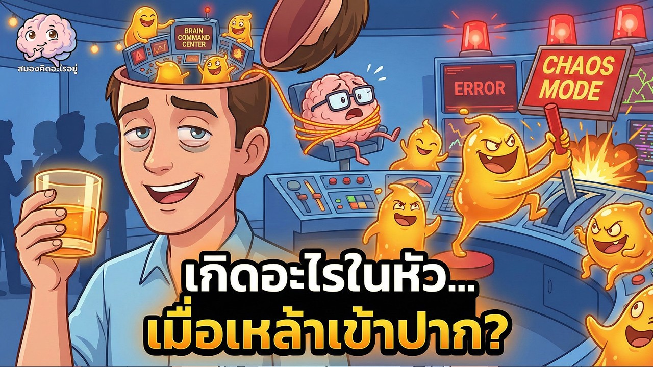 ทำไมคุณถึงเปลี่ยนเป็นอีกคน ทันทีที่แก้วนี้สัมผัสลิ้น | สมองคิดอะไรอยู่