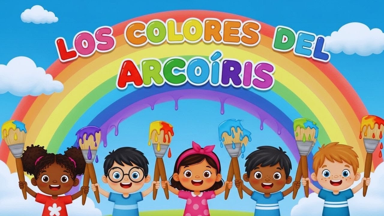 LOS COLORES Aprendo cantando! 🌈 mejores Canciones infantiles educativas para niños 👶🖍️