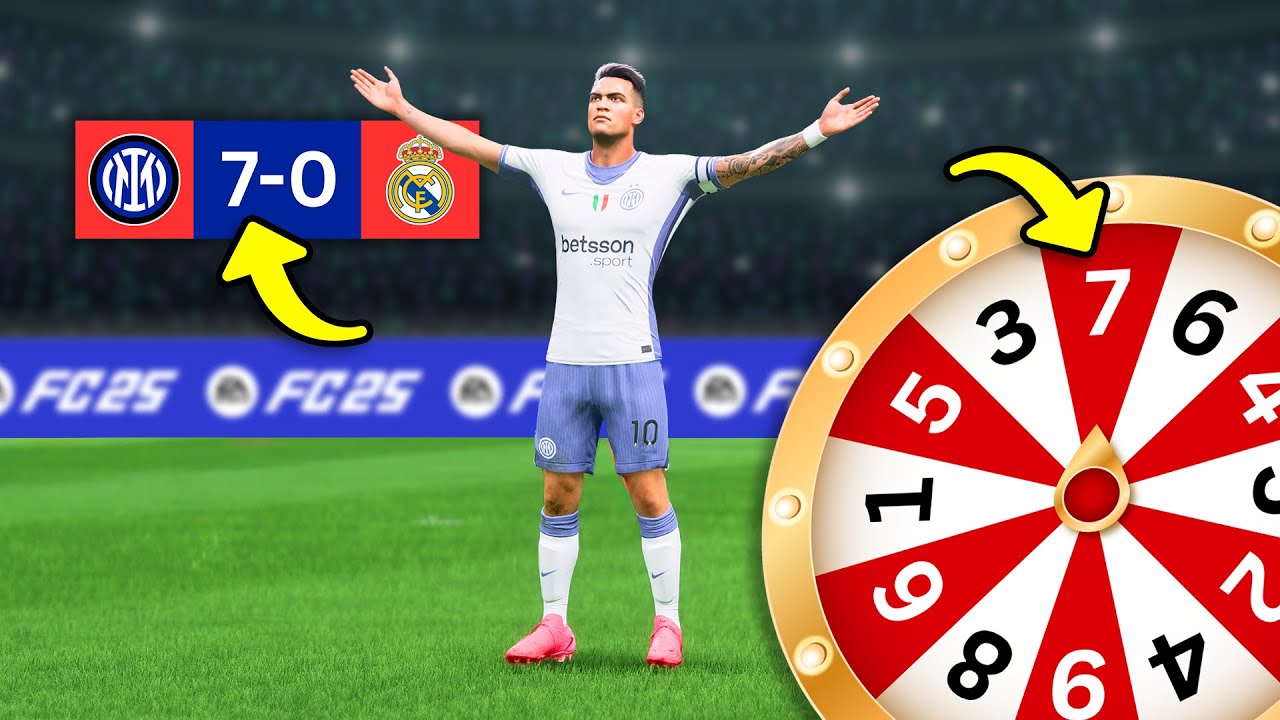 Jucăm FC 25, dar GOL = VALOARE RANDOM 😂