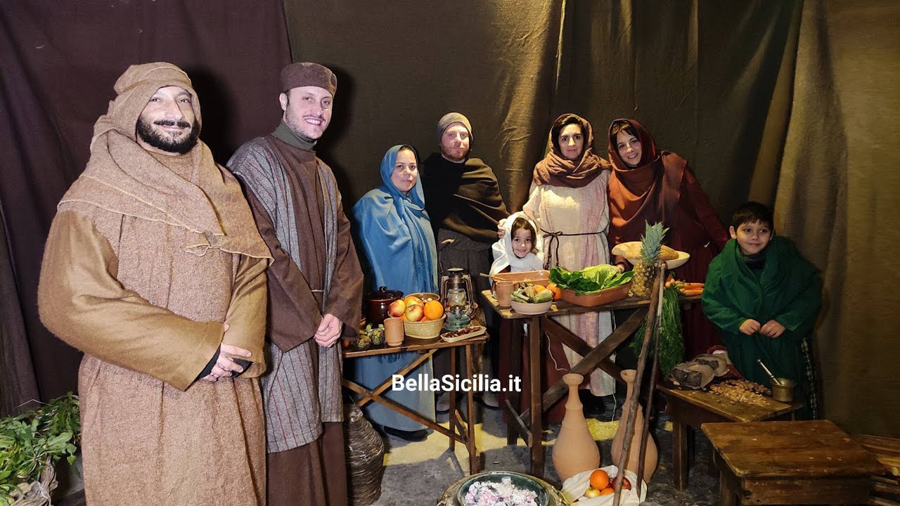 Un viaggio nell'antica Betlemme nel centro storico di Agira per la Vigilia di Natale