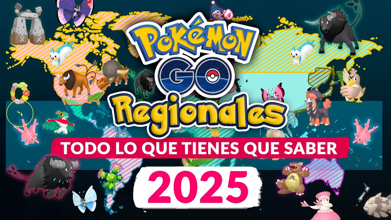 🗺️ CÓMO CONSEGUIR A TODOS LOS REGIONALES DE POKÉMON GO EN 2025 [Neludia]