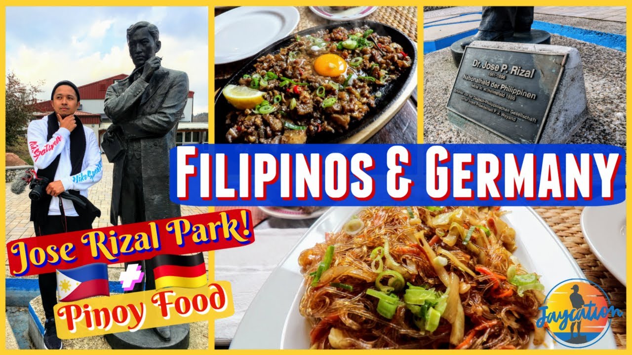 FILIPINOS IN GERMANY - Jose Rizal Park & Filipino Food in Frankfurt
