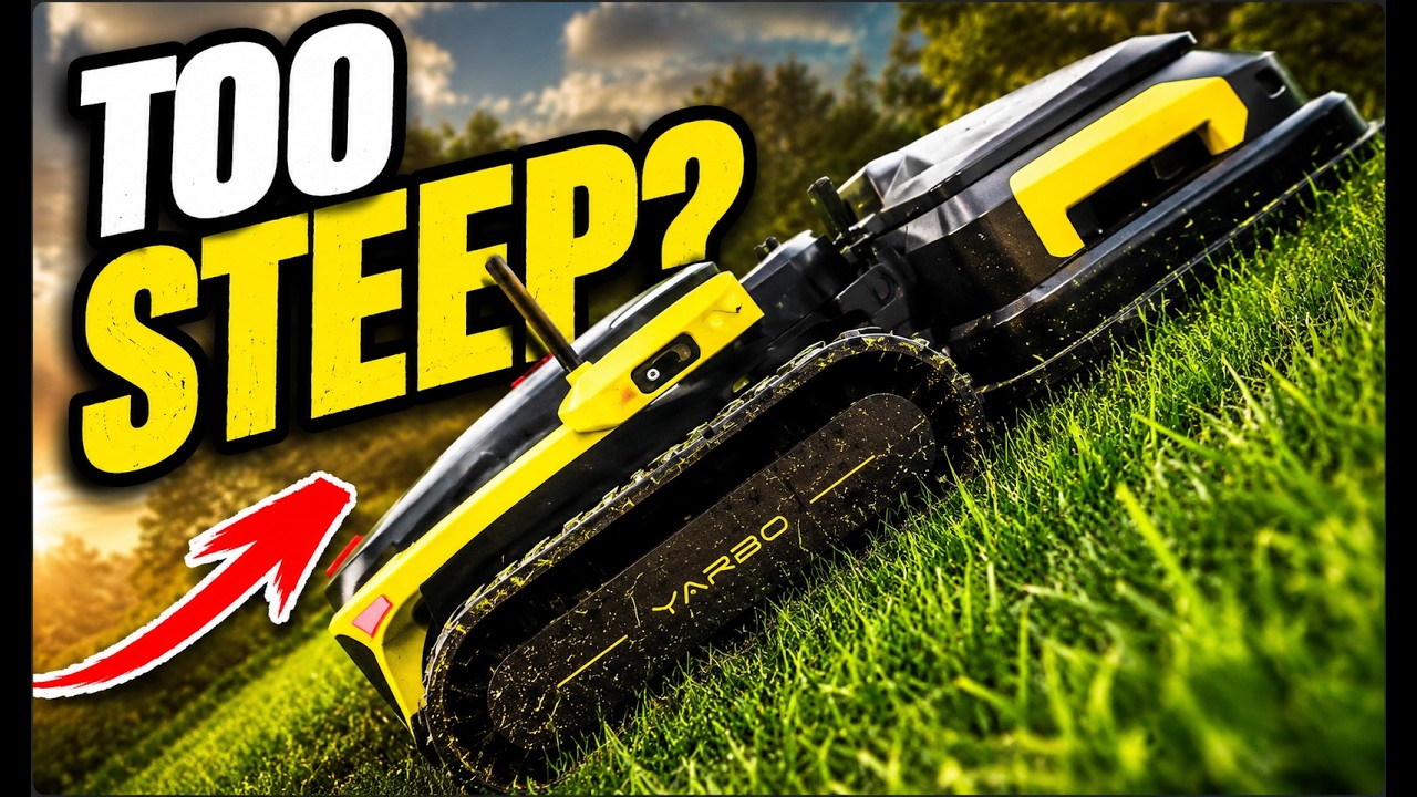 Yarbo Robot Mower - Quiet Power for HUGE Lawns!