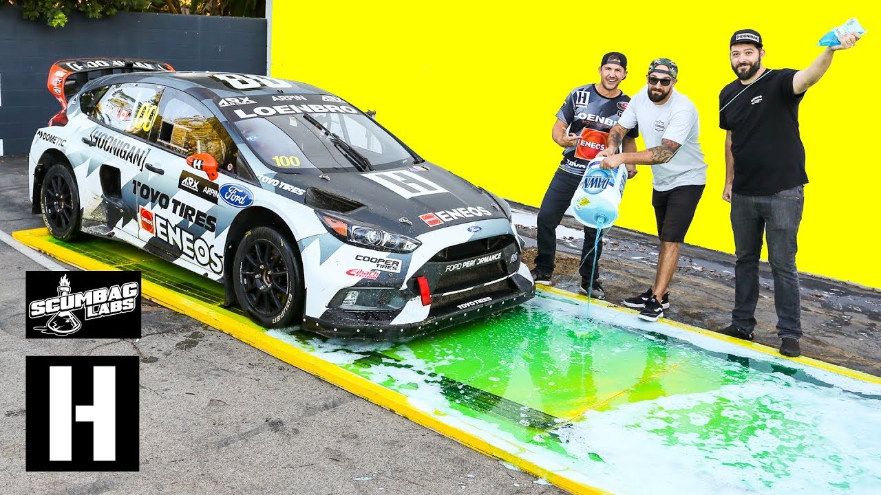 Can Dish Soap Stop a 600hp AWD Rallycross Car from Launching??
