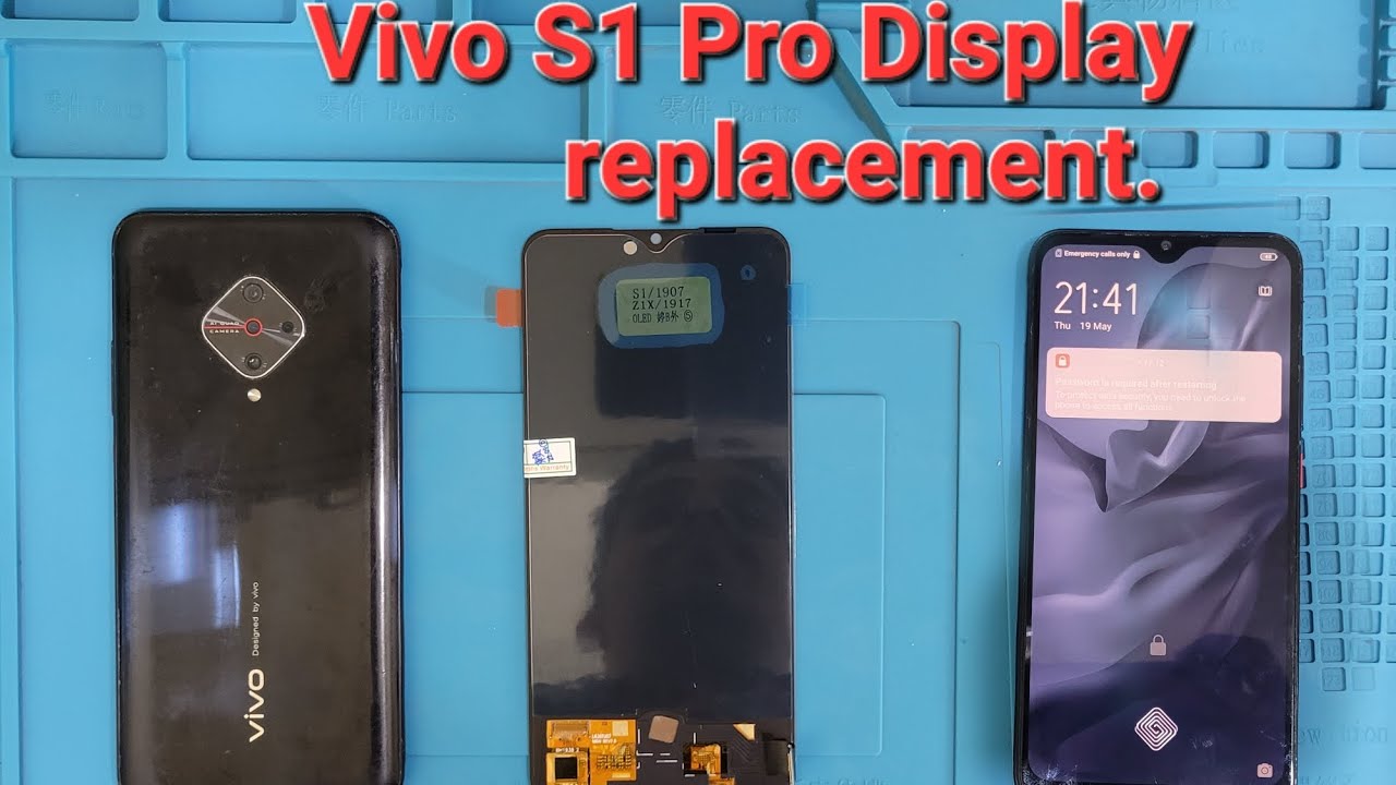 Vivo S1 Pro Display replacement // Vivo s1  pro Lcd replacement.