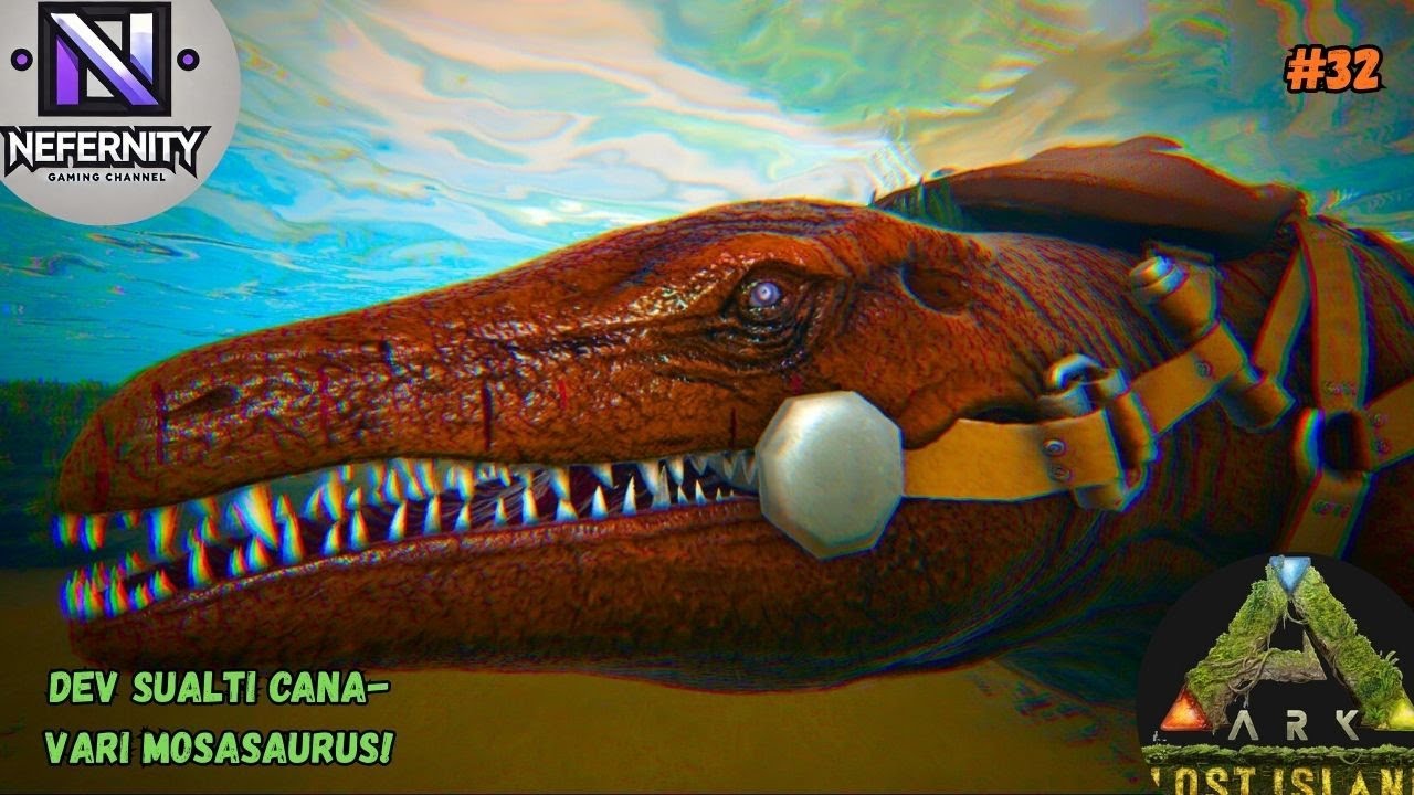 Artık Su Altına Hükmediyorum! Mosasaurus Evcilleştirme! Ark: Survival Evolved | Lost Island #32
