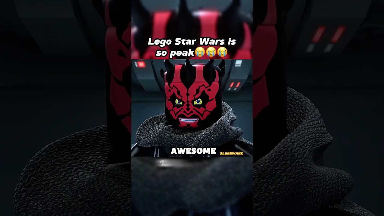 Lego Star Wars funny moments💀 #legostarwars #lego #darthmaul #darthvader #obiwankenobi #starwarsfan