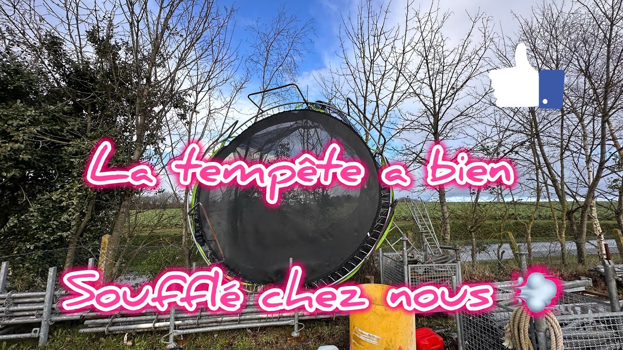 On aurait préféré la neige ❄️ mais on a eu la tempête 😤