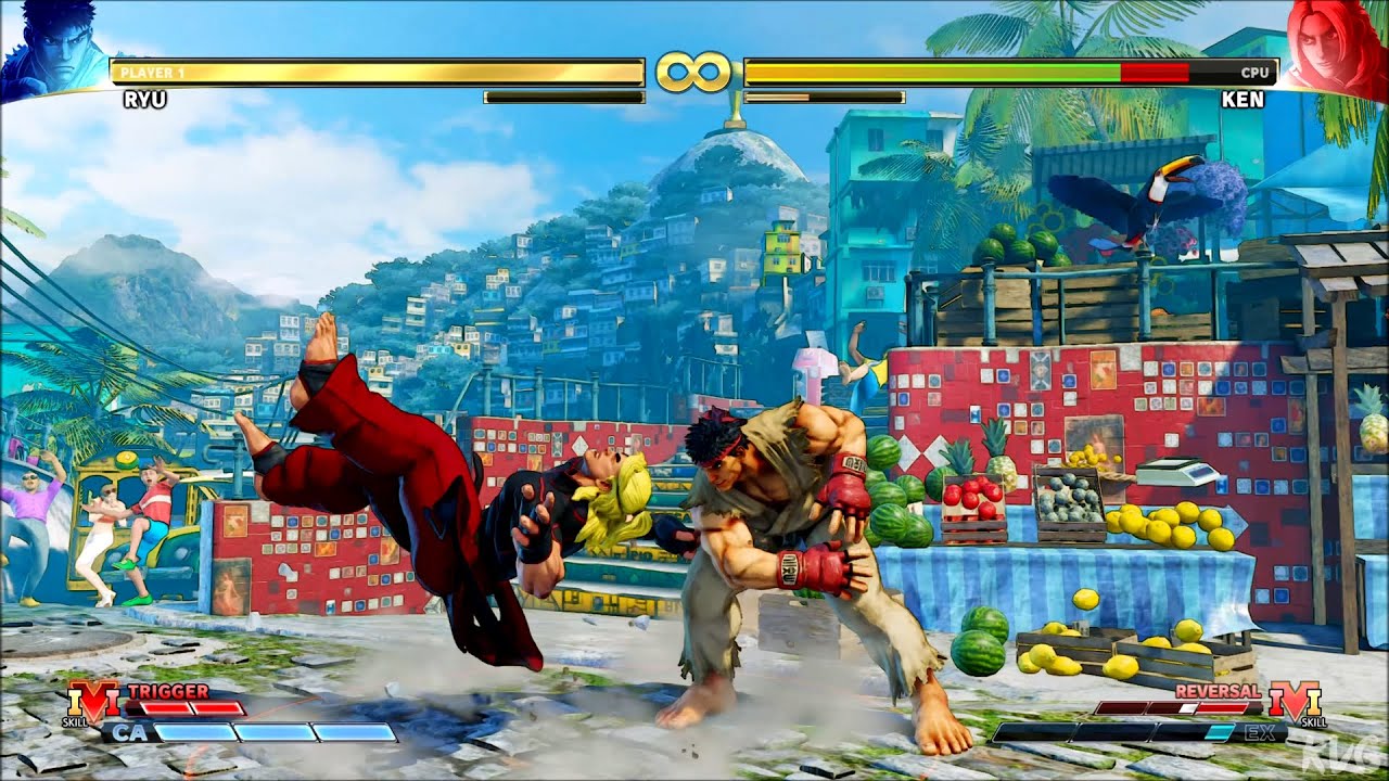 Street Fighter V Gameplay (PS4 HD) [1080p60FPS]