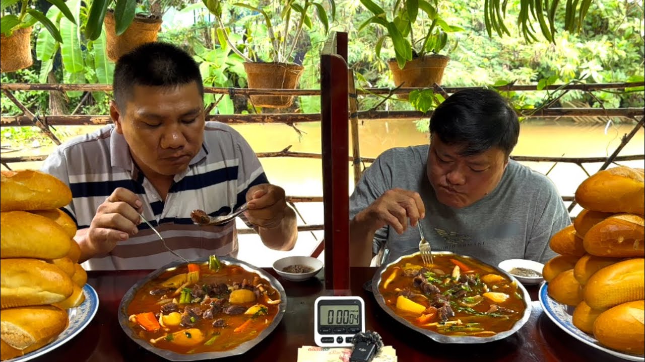 Trận Đấu Mãn Nhãn Đầy Kịch Tính - 20 Ổ Bánh Mì 4 Ký BÒ HẦM RAU CỦ Kiểu Pháp Thưởng 2Tr | ATN