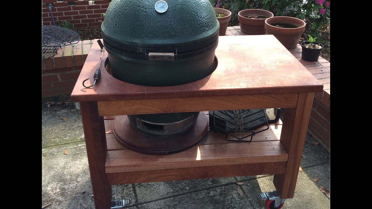 Building Big Green Egg Table