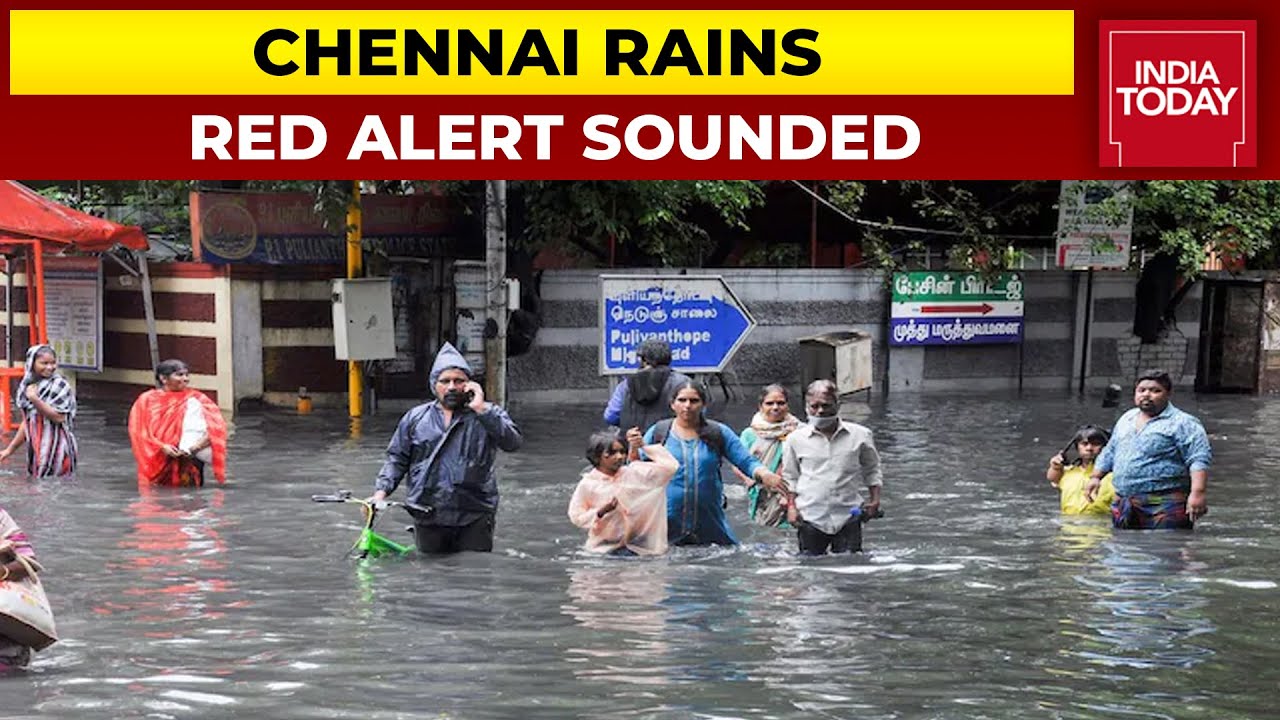 Heavy Rainfall Likely In Tamil Nadu During Next 24 Hours, Red Alert Sounded