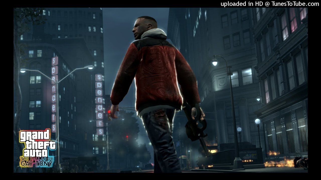 GTA 4 tbogt pause menu (slowed)