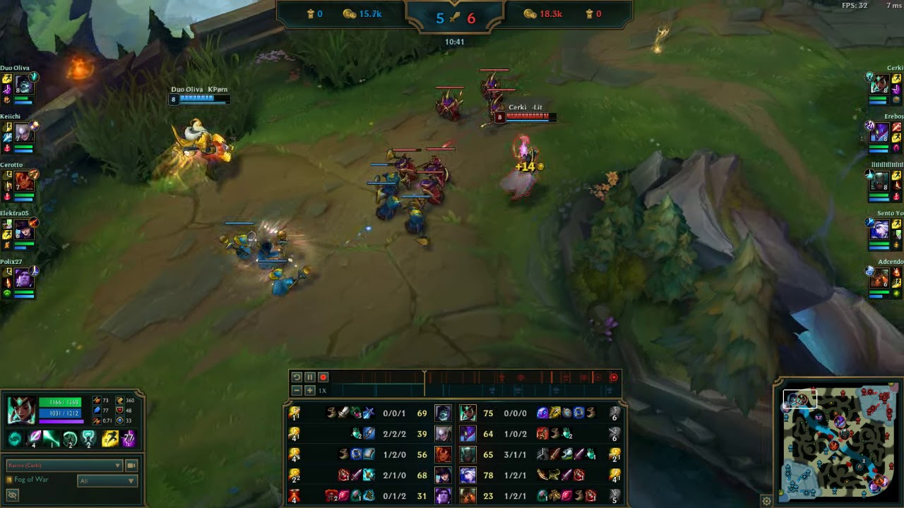 Ap sustain bruiser Karma Top full game vs Yorick Patch 8.19