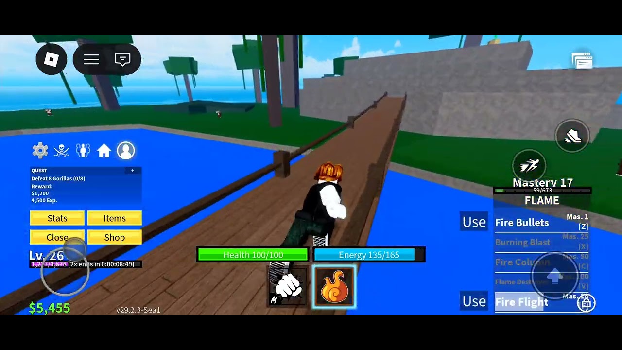 Blox fruits noob to pro F2P only part 1!