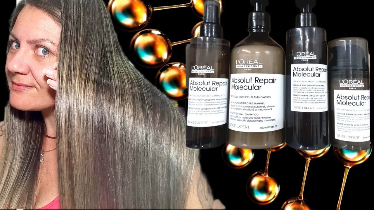 ABSOLUT REPAIR MOLECULAR☆LANÇAMENTO  LOREAL PROFESSIONNEL❤️Linha completona 