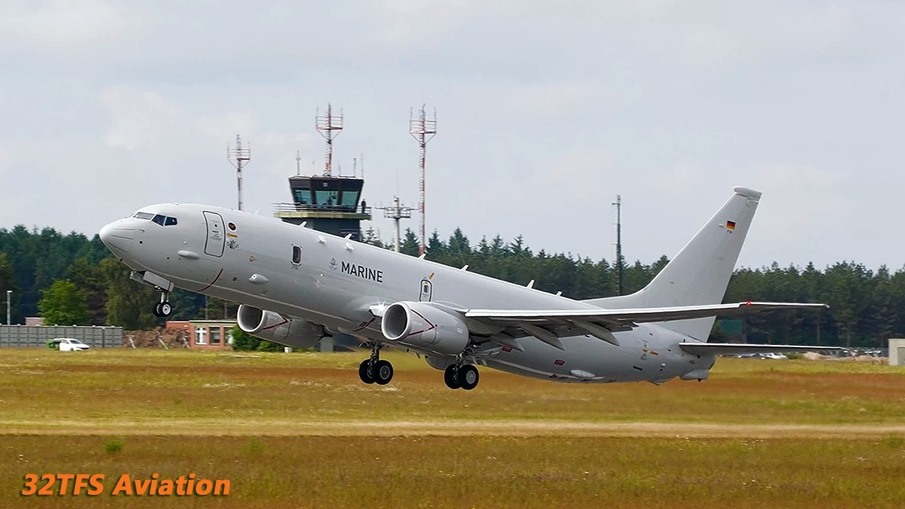 [4K] German P-8A Poseidon Low Pass Display! Fliegerhorst Nordholz | Tag der Bundeswehr 2026